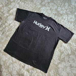 Hurley Shirt Men's XXL Short Sleeve Black Orlando FL Logo Cotton Classic Fit